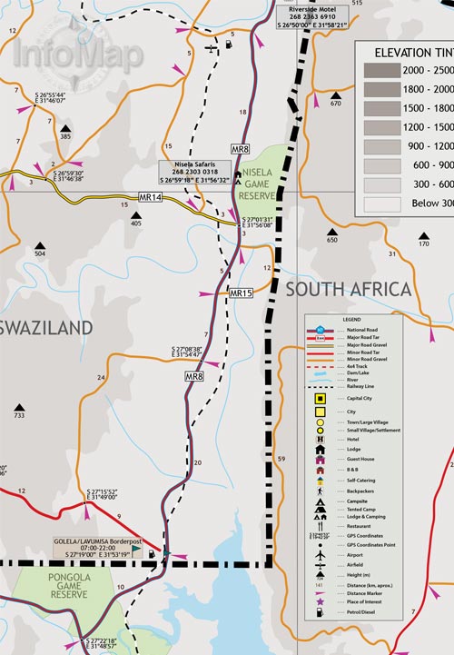 Swaziland - Digital PDF Map - Image 5