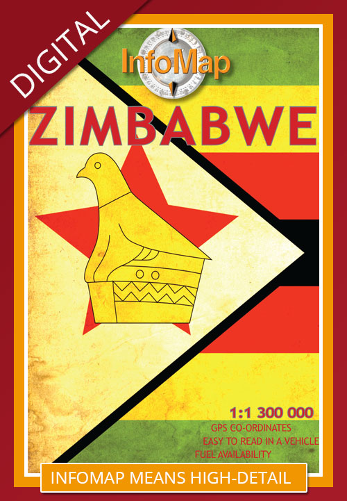 Zimbabwe - Digital PDF Map