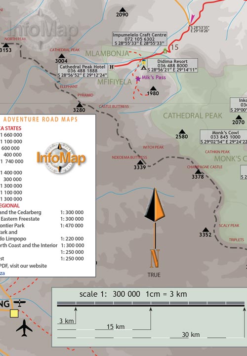 Drakensberg and Eastern Free State - Digital PDF Map - Image 3