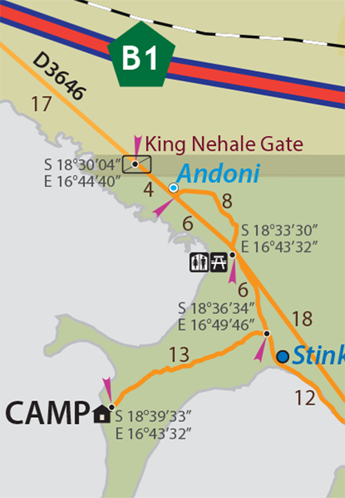 Etosha National Park - Digital PDF Map - Image 5
