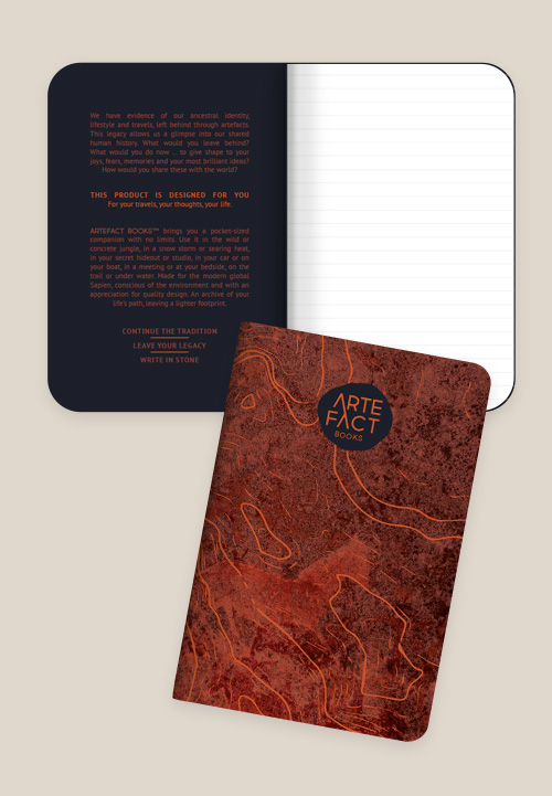 Red Earth – A6 Waterproof Notebook - Image 2